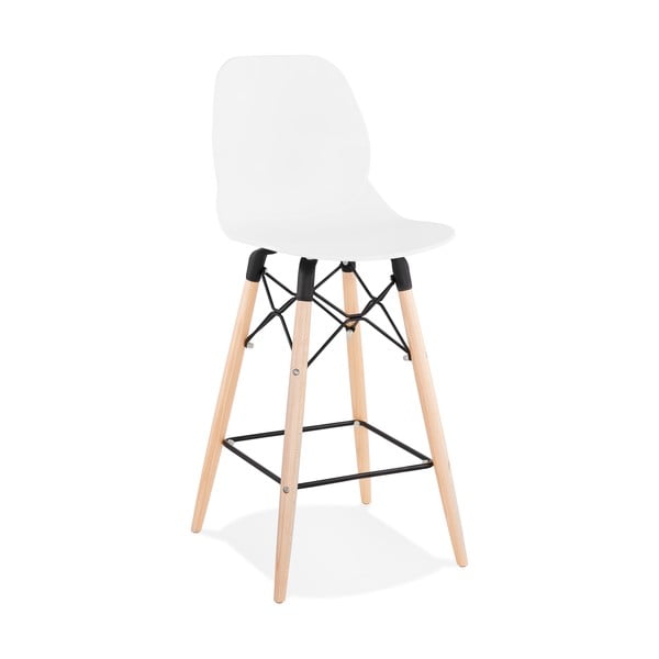 White bar stolica Cocoon Marcel Mini, sedam visina 68 cm