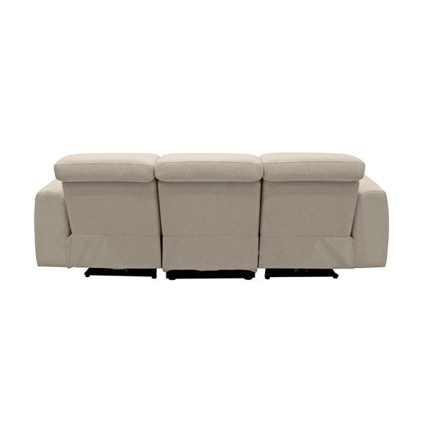 Bijela sofa od imitacije kože 216 cm Capena – Støraa-image-3