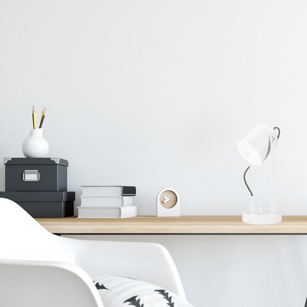 Bijela stolna lampa - LAMKUR-image-1