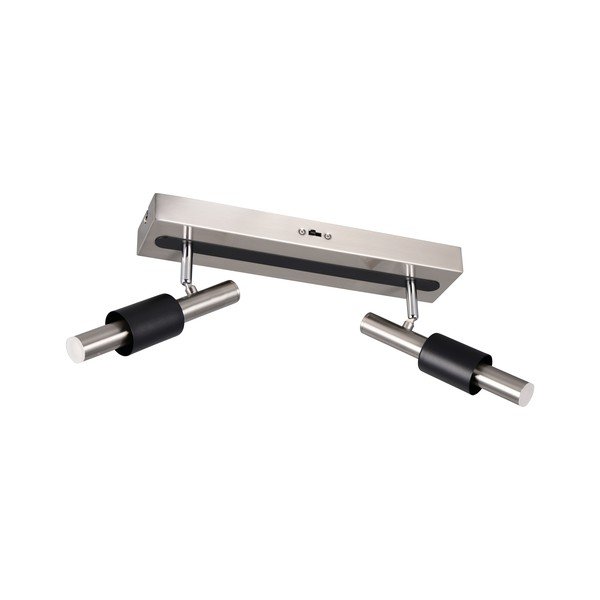 Crni/u srebrnoj boji LED reflektor 20,5x42 cm Ikaris – Trio Select