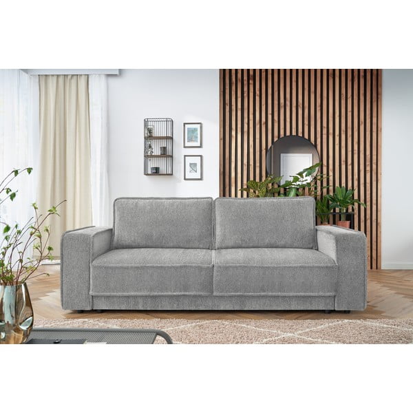 Svijetlo sivi kauč na razvlačenje Emile - Bobochic Paris-image-4