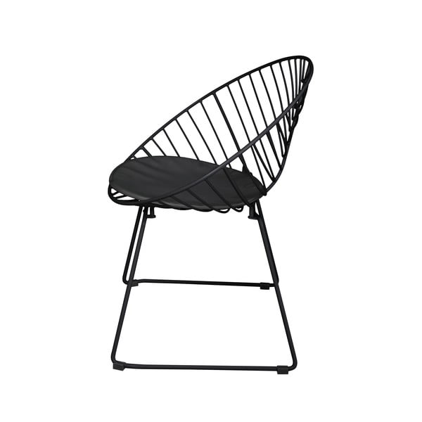 Set od 2 crne vrtne stolice Bonami SelectionCoco-image-3