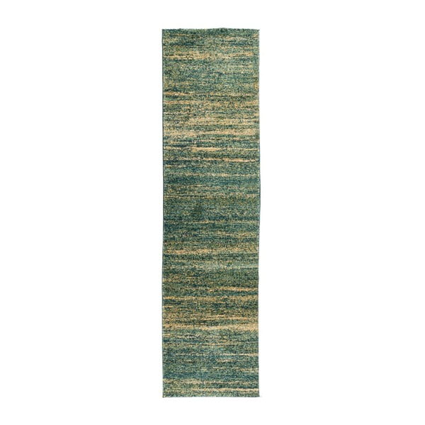 Zeleni tepih staza Flair Rugs Enola, 60 x 230 cm