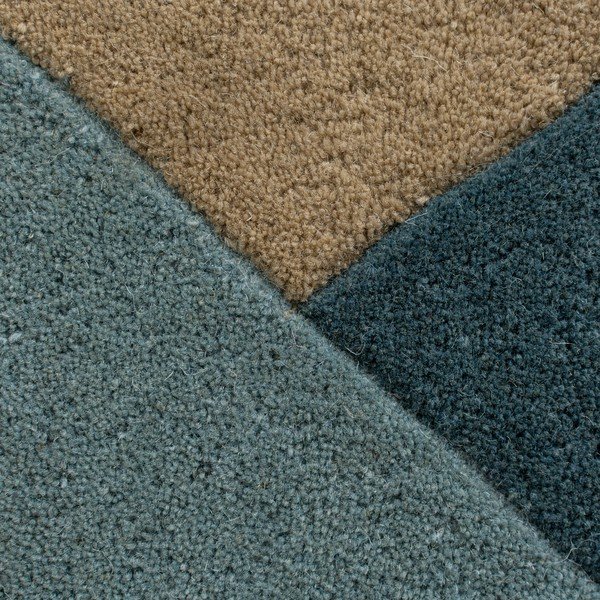 Plavo-bež vuneni tepih 230x160 cm Arlo Harper - Flair Rugs-image-3