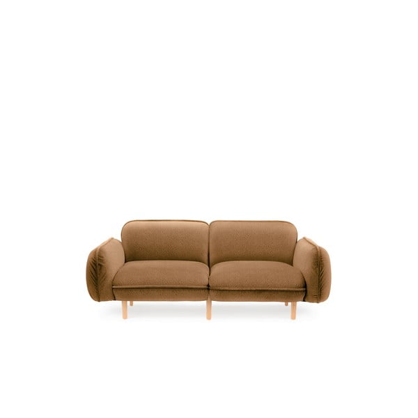 Senf žuta sofa od bouclé tkanine 188 cm Bean – EMKO
