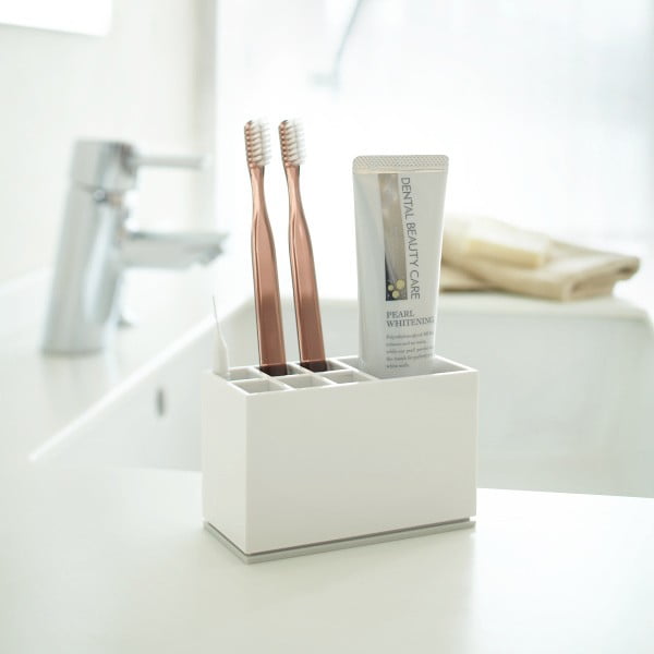 Bijela šalica za četkice za zube YAMAZAKI Mist-image-1