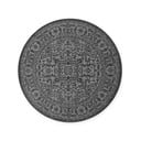 Crno-bijeli okrugao unutarnji i vanjski tepih ø 160 cm Duet Kona – NORTHRUGS