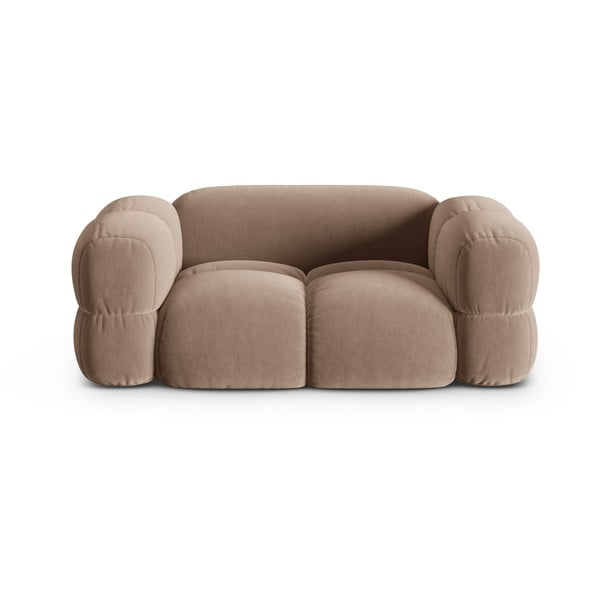 Smeđa baršunasti sofa 180 cm Loretto – Cosmopolitan Design