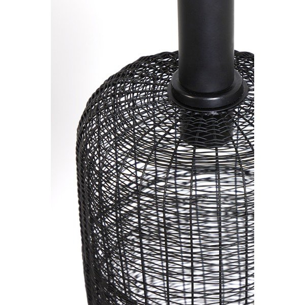 Crna stropna lampa ø 22 cm Lekang - Light & Living-image-4
