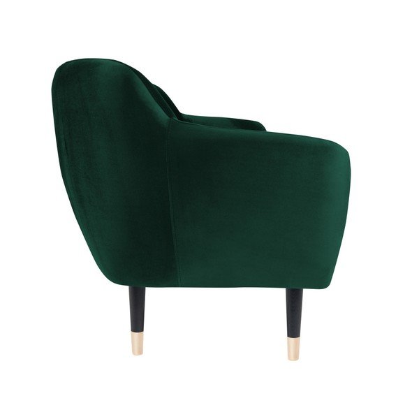 Zelena sofa s crnim nogama Mazzini Sofas Amelie, 188 cm-image-3