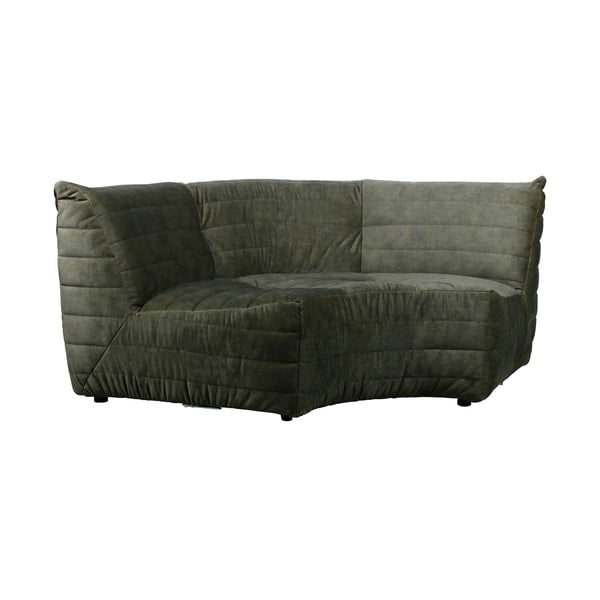 Zelena baršunasti kutna garnitura (promjenjiva) Bag – WOOOD-image-2