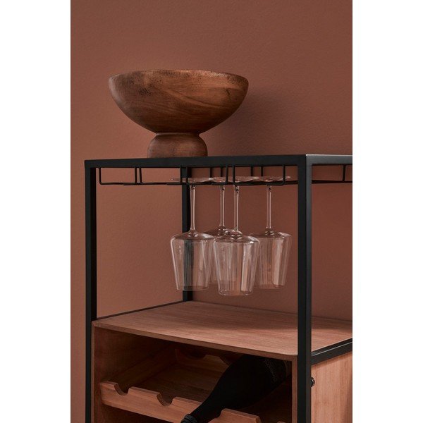 Vitrina za vino u prirodnoj boji broj boca 12 kom, 51x91x30 cm Isaac – Yes Everyday-image-1