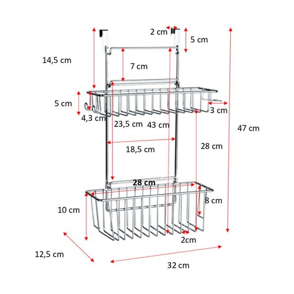 Viseća košarica Wenko Clip-On-image-4