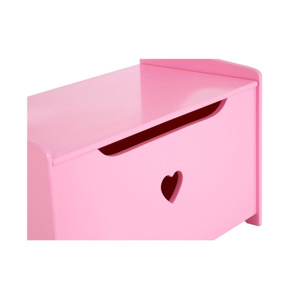 Ružičasti dječji ormar s klupom 60x62x34 cm Pink Heart – Premier Housewares-image-4