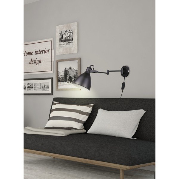 Crna metalna zidna lampa Espera - Candellux Lighting-image-4