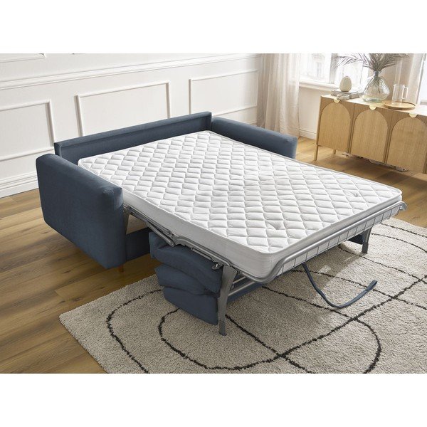 Tamno plava sofa za spavanje/sklopiva 200 cm Cocoone – Bobochic Paris-image-1