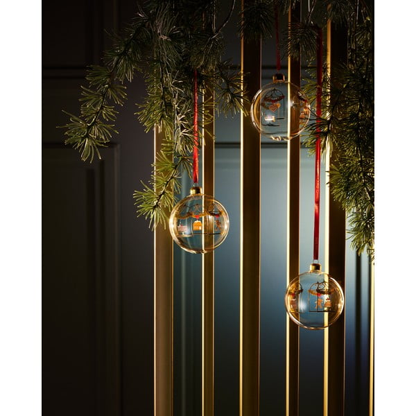 Stakleni ručno puhani božićni ukras ø 8 cm Annual Christmas Bauble – Holmegaard-image-2