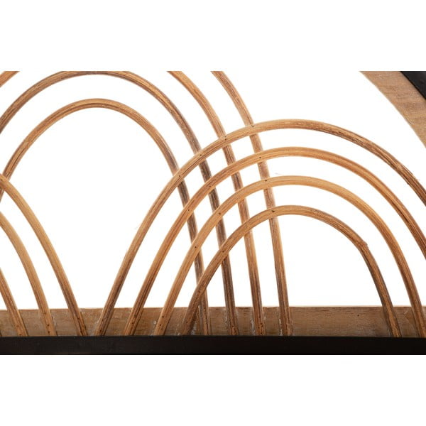 Metalna zidna vješalica s policom u crno-natur boji Oporto - Mauro Ferretti-image-4