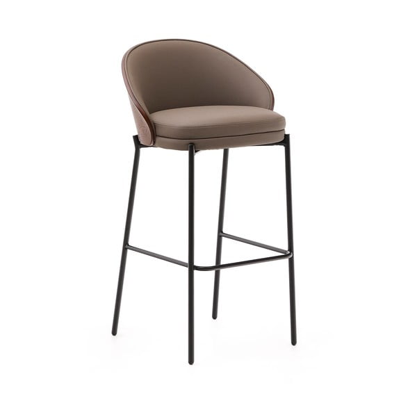 Smeđa barska stolica (visine sjedala 77 cm) Eamy – Kave Home
