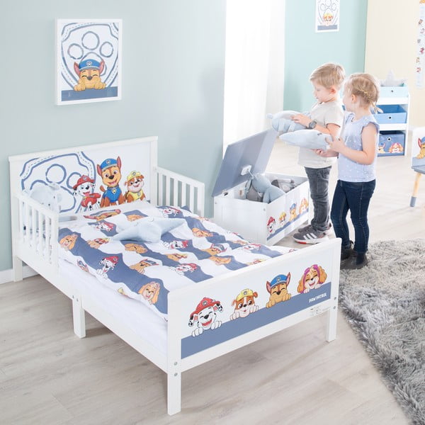 Pamučna dječja posteljina za dječji krevetić 100x135 cm Paw Patrol – Roba-image-1