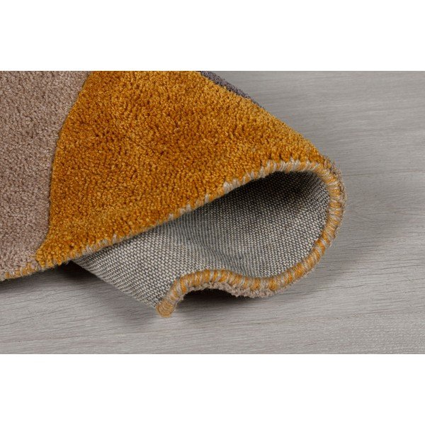 Žuti tepih Flair Rugs Splinter, ⌀ 135 cm-image-3