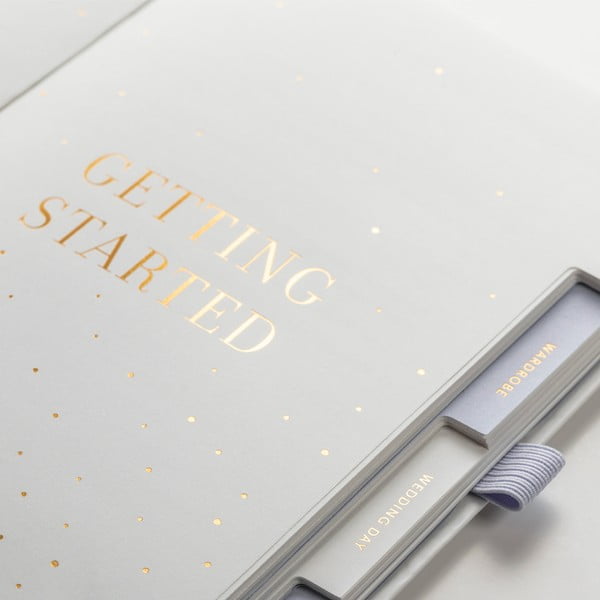 Bijela bilježnica za vjenčanje Busy B To Do-image-1