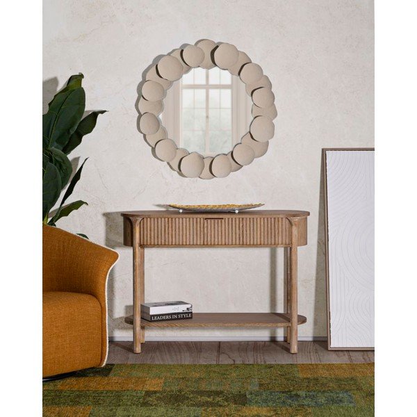 Pomoćni stol od masivne jele u prirodnoj boji 40x110 cm Gothenburg – Mauro Ferretti-image-1