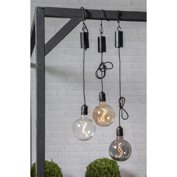 Smeđa vanjska LED svjetiljka Star Trading Glassball, duljina 1 m-image-1