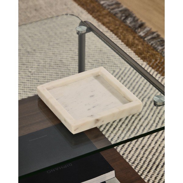 Mramoran ukrasni pladanj 18x18 cm Serela – Kave Home-image-1