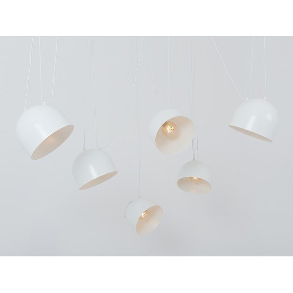 Bijela viseća lampa s metalnim sjenilom 250x250 cm Popo - CustomForm-image-2