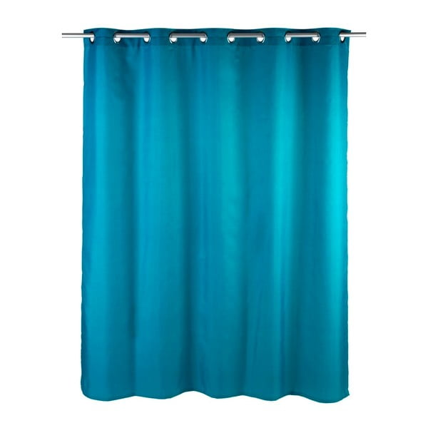 Kerozin plava zavjesa za tuš Wenko Comfort Flex, 180 x 200 cm