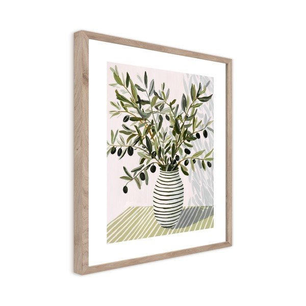 Tiskana slika s okvirom 40x50 cm Olive Bunch II – Styler-image-4