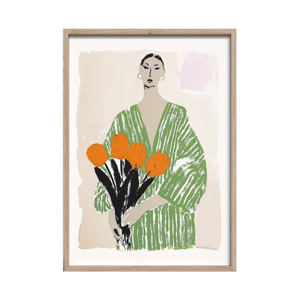 Tiskana slika s okvirom 50x70 cm Stella – Styler