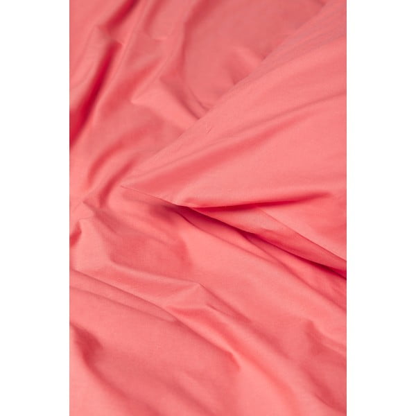Posteljina od koraljno ružičastog pamuka za bračni krevet Bonami Selection, 200 x 220 cm-image-1