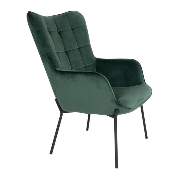 Zelena baršunasti fotelja Glasgow – Bonami Essentials-image-3