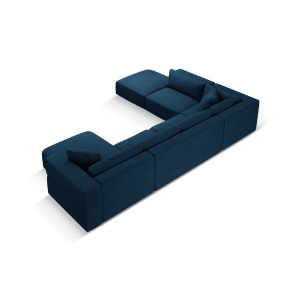 Plava kutna garnitura (s lijevim kutom/u obliku slova "U") Esther – Milo Casa-image-3