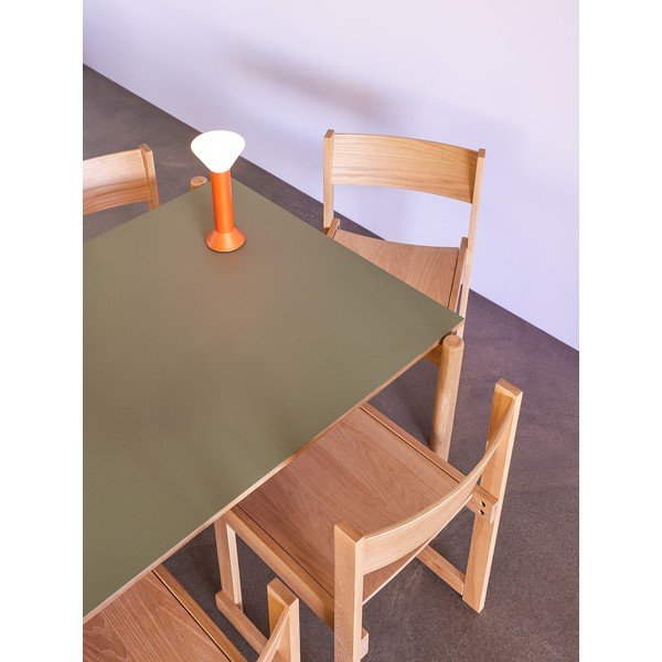 Blagovaonski stol od punog hrasta 107x190 cm Oblique – Hübsch-image-1