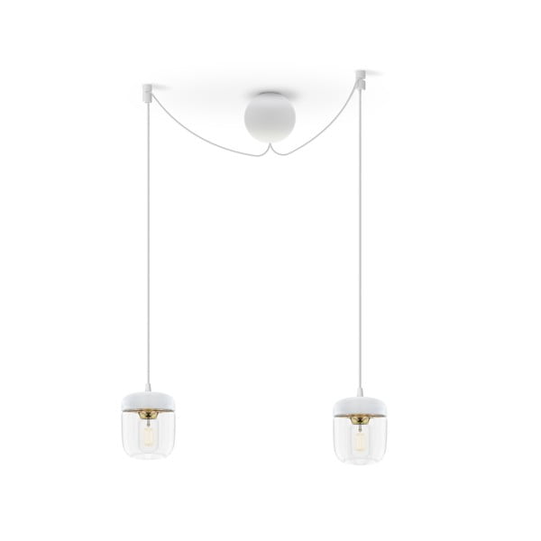 Bijeli dvostruki viseći kabel za svjetiljke UMAGE Cannoball-image-2