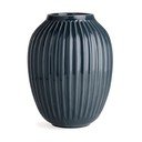 Antracit kamena vaza Kähler Design Hammershoi, visina 25 cm