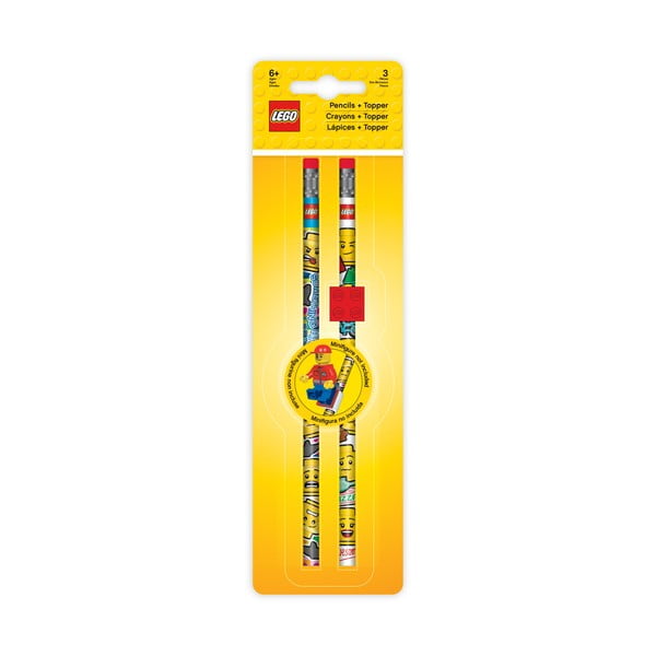 Set od 2 grafitne olovke s gumicom LEGO®