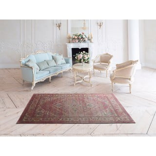Crveni tepih od viskoze Universal Vintage Retro, 120 x 170 cm