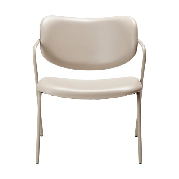 Bež fotelja od imitacije kože Zed - DAN-FORM Denmark-image-2