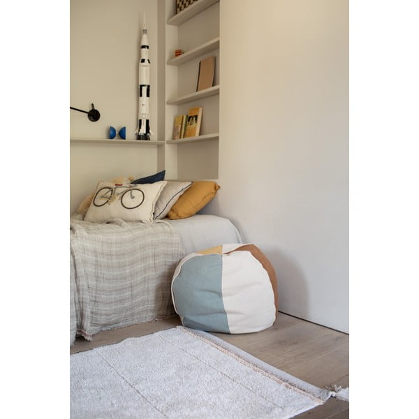 Krem periv/ručno rađen pamučan tepih 120x160 cm Bloom Natural – Lorena Canals-image-3