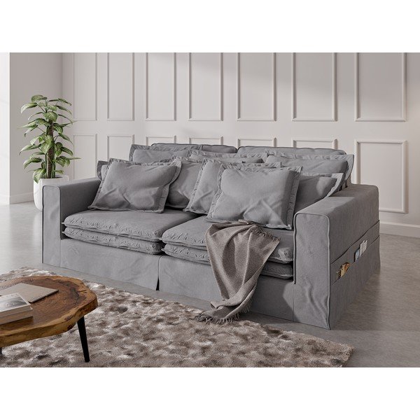 Svijetlo siva sofa 236 cm Nora – Ropez-image-3