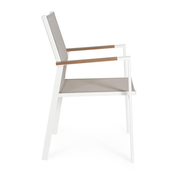 Bijela metalna vrtna stolica Heta   – Bizzotto-image-2