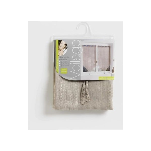 Bež prozirne zavjese u setu 2 kom 60x160 cm Salina – douceur d'intérieur-image-1