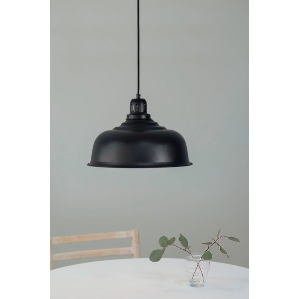 Crna viseća lampa s metalnim sjenilom 37x37 cm Port - Markslöjd-image-1