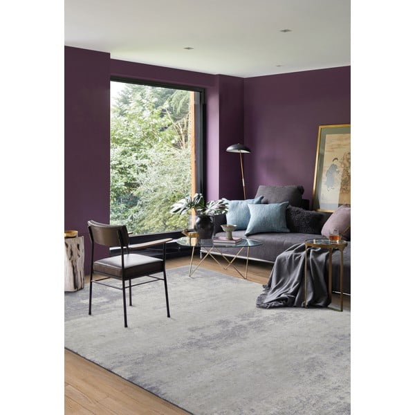 Sivo-krem vuneni tepih 160x240 cm Bran – Agnella-image-1