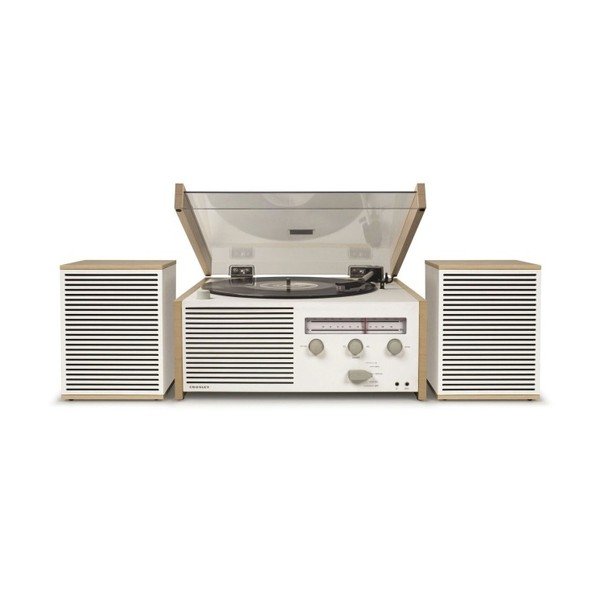 Bijelo-bež gramofon Crosley Switch II Natural-image-4