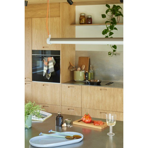 Siva LED viseća svjetiljka s mogućnosti zatamnjivanja Interplay – Hübsch-image-2